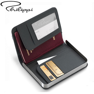 德国philippi护照包多功能旅行收纳证件袋 出国机票夹 卡包护照夹