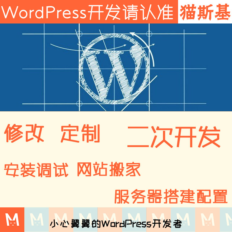 wp开发 wordpress主题修改 wp主题开发 wp插件开发 个性化 建站迷