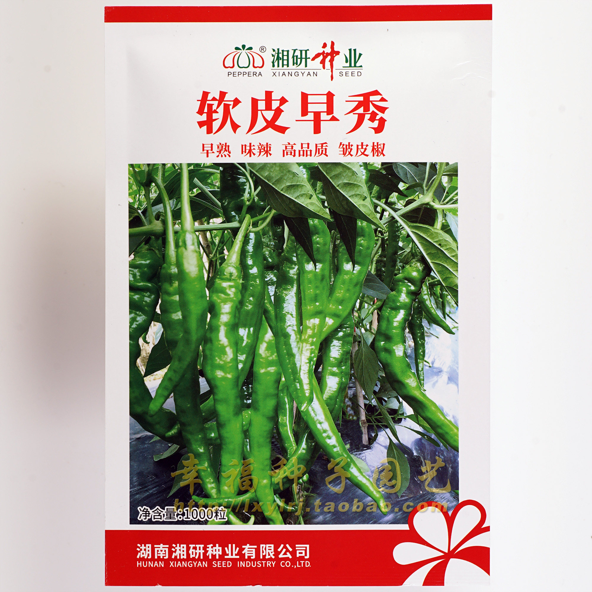 湘研软皮早秀辣椒种子 樟树港辣椒升级章树港辣皮薄香辣的小尖椒