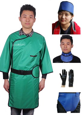 0.5mmpb介入医生用防护服X防辐射铅衣围脖眼镜手套裤头导管室手术