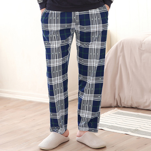 单件纯棉睡裤 宽松加肥大码 长裤 清仓特价 家居裤 男士 四季 春秋夏季