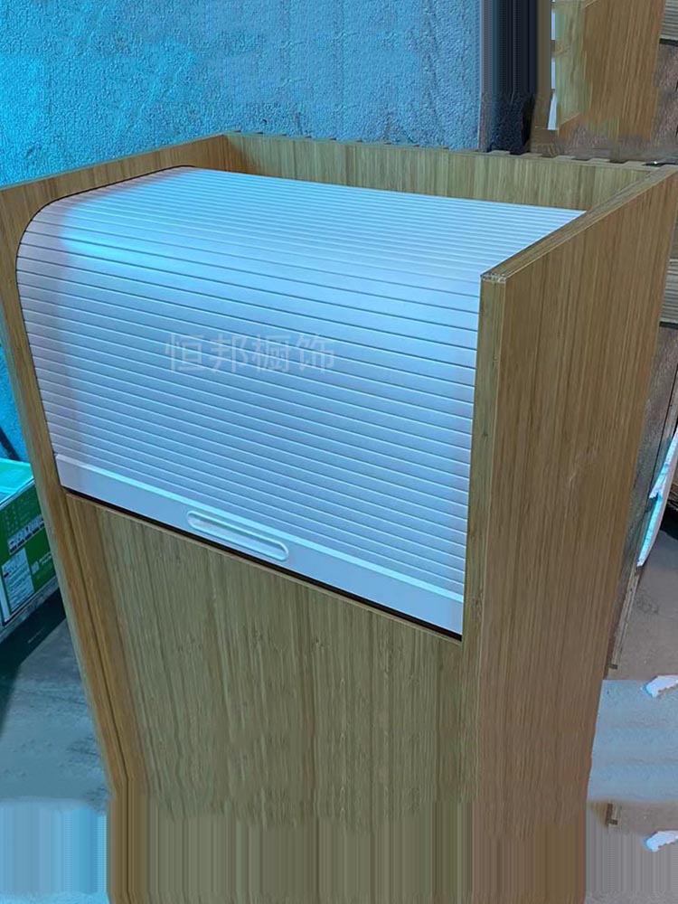 手拉式卷帘门橱柜暗装或者明装