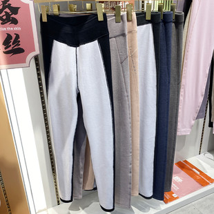 8005修长版 大护膝保暖裤 双面磨毛 男女款 驰色6005加厚全护羊绒裤