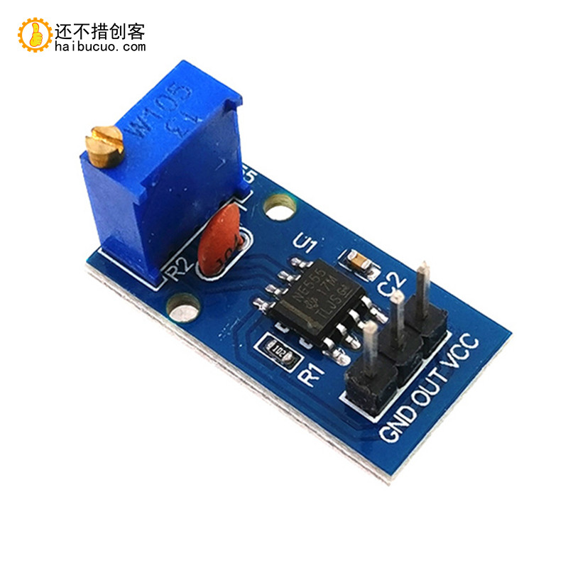 ne555脉冲发生器方波矩形波 小型信号发生器模块 频率可调