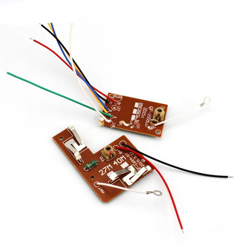 4 방향 원격 제어 27MHZ 원격 제어 장치 원격 제어 자동차 장난감 액세서리 송신기 보드 수신 보드 안테나