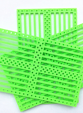 75120功能面板 车底盘 DIY车壳板 带孔塑料片 塑料板 小制作材料