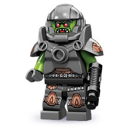 LEGO71000抽抽乐 乐高积木人仔 S9九季 #11 外星人复仇者 原封