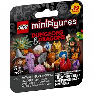 LEGO71047抽抽乐 乐高积木人仔 龙与地下城 龙骑士鹰身游侠术士