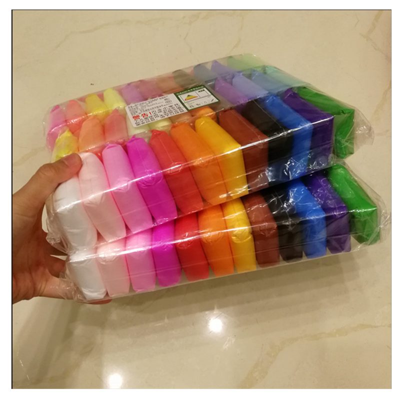 24色套装 36色儿童粘土超轻黏土手工DIY彩泥 包邮 内附工具无气味