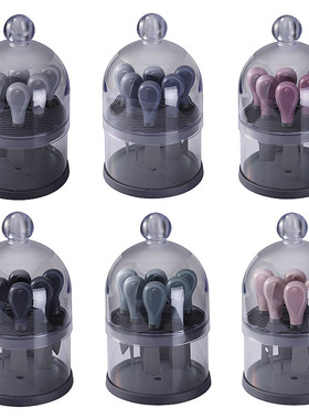 高端礼品装奶酪刀座6件芝士刀组合套装西餐刀叉不锈钢镀钛芝士刀