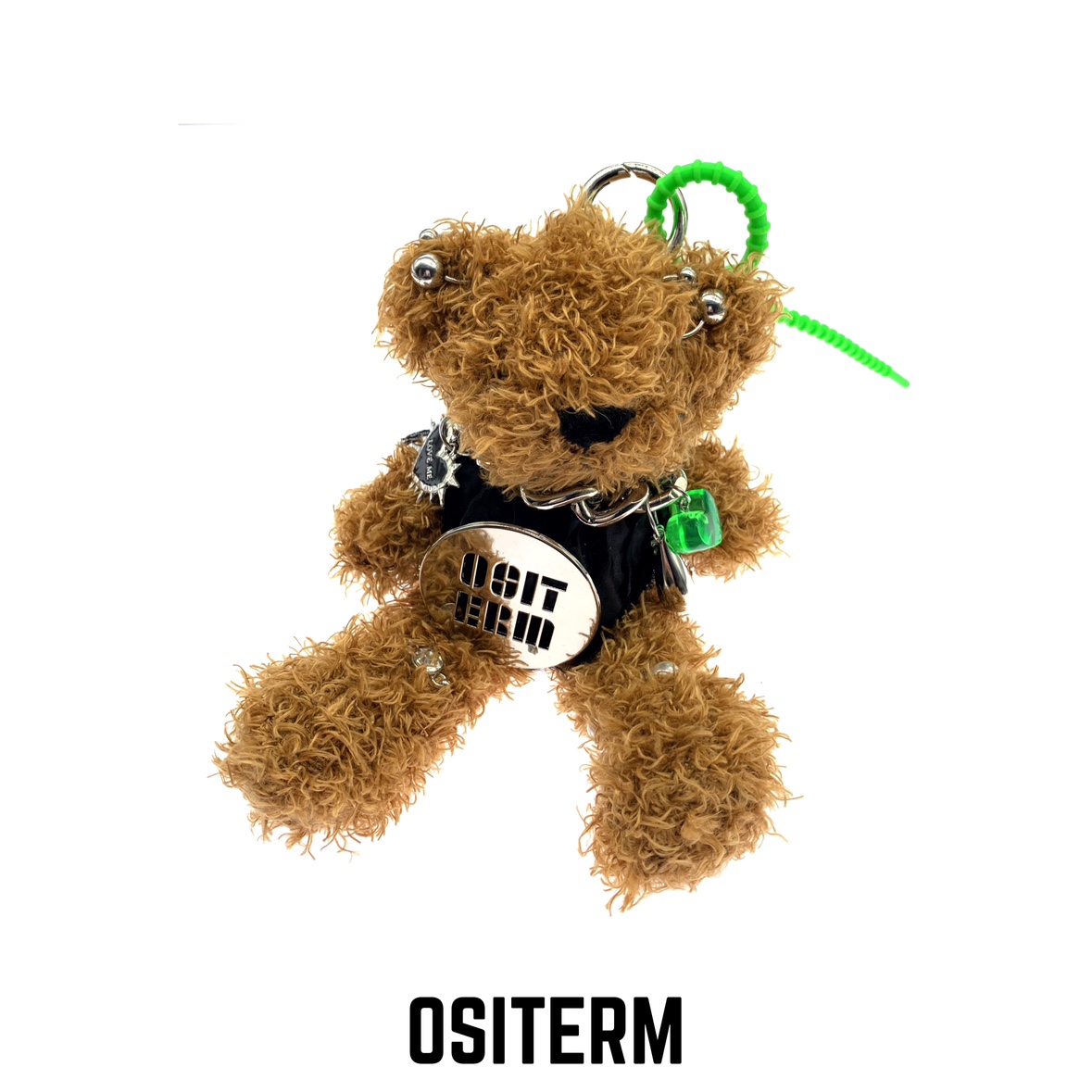 OSITERM再生系列手工毛绒小熊 包饰斜挎 钥匙链项链多用男女饰品