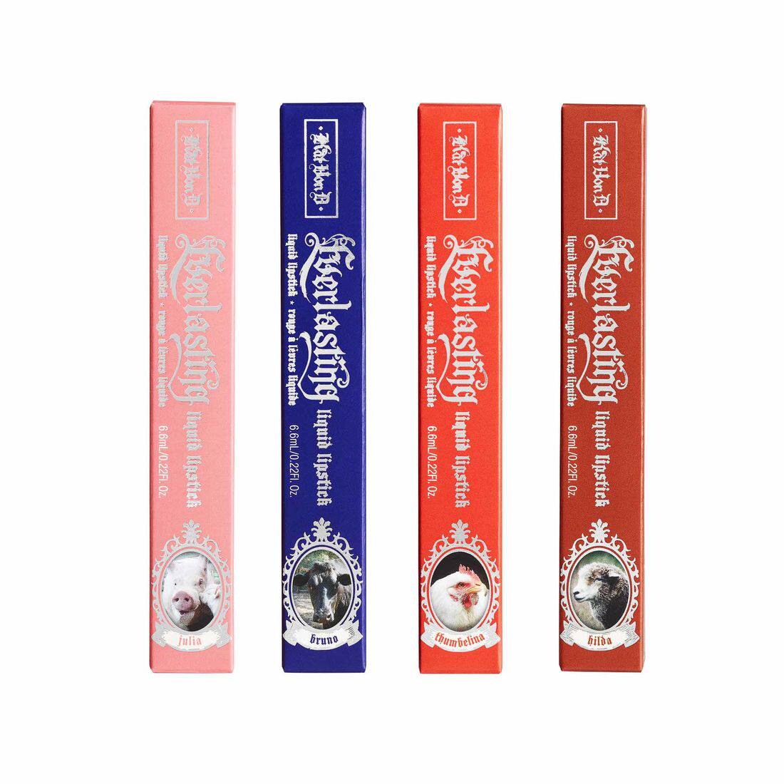 美国代购包邮Kat Von D新款唇釉唇蜜KVD口红Farm Sanctuary HILDA