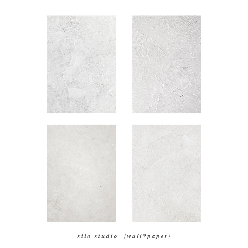 silo冷淡风 白墙背景卡纸墙壁纹理印刷纸 美甲化妆品静物搭配布景