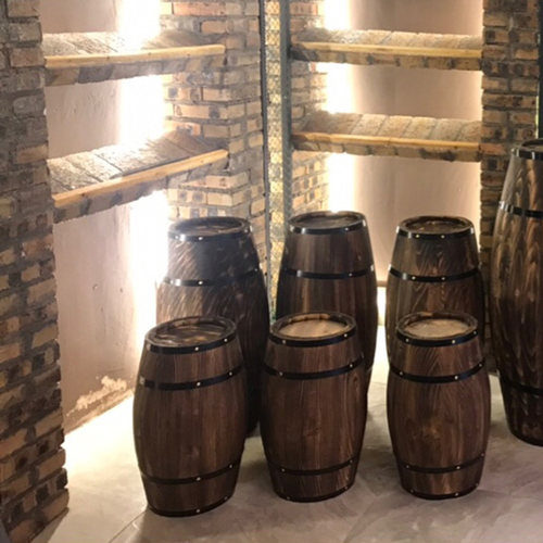 装饰实木制婚庆摆件酒桶装饰木桶
