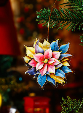 美好的一天贴纸包 圣诞花期系列手账装饰打底DIY花卉冷烫贴画6款