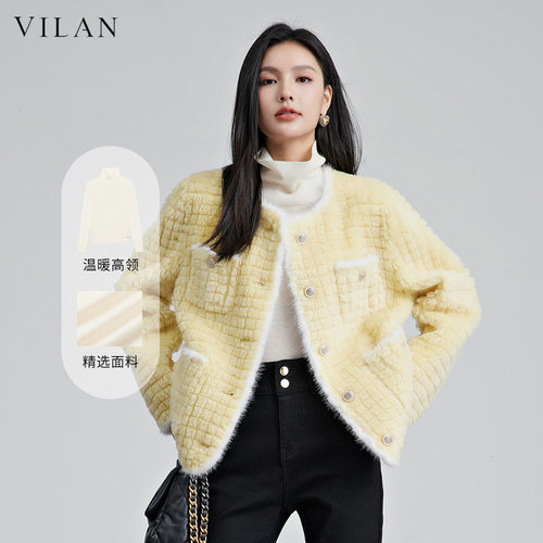 慧兰高领针织羊毛衫女加厚内搭