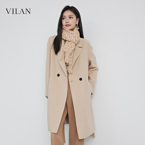 VILAN慧兰通勤毛呢大衣女