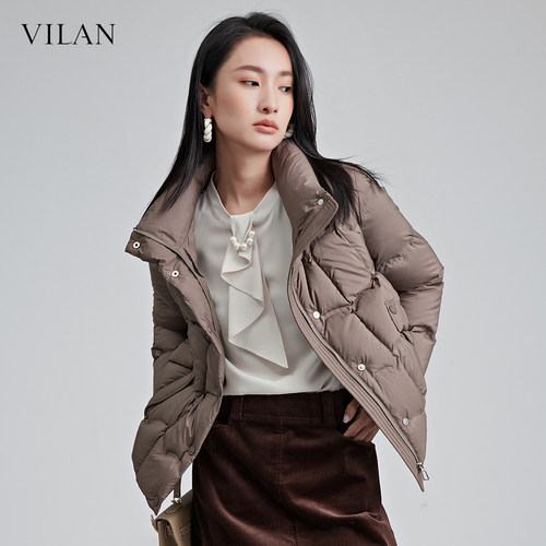 VILAN慧兰通勤雪纺衫女