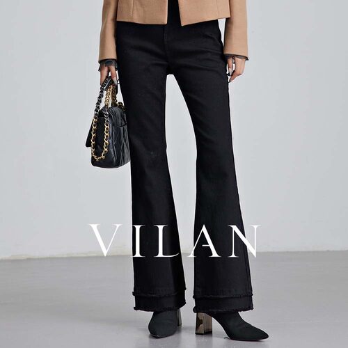 VILAN慧兰通勤牛仔裤女