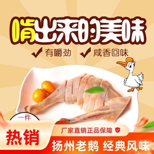 扬州特产风鹅绿杨天歌熟食