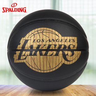 斯伯丁官方队徽系列湖人队七号比赛学生室内室外篮球76 606Y