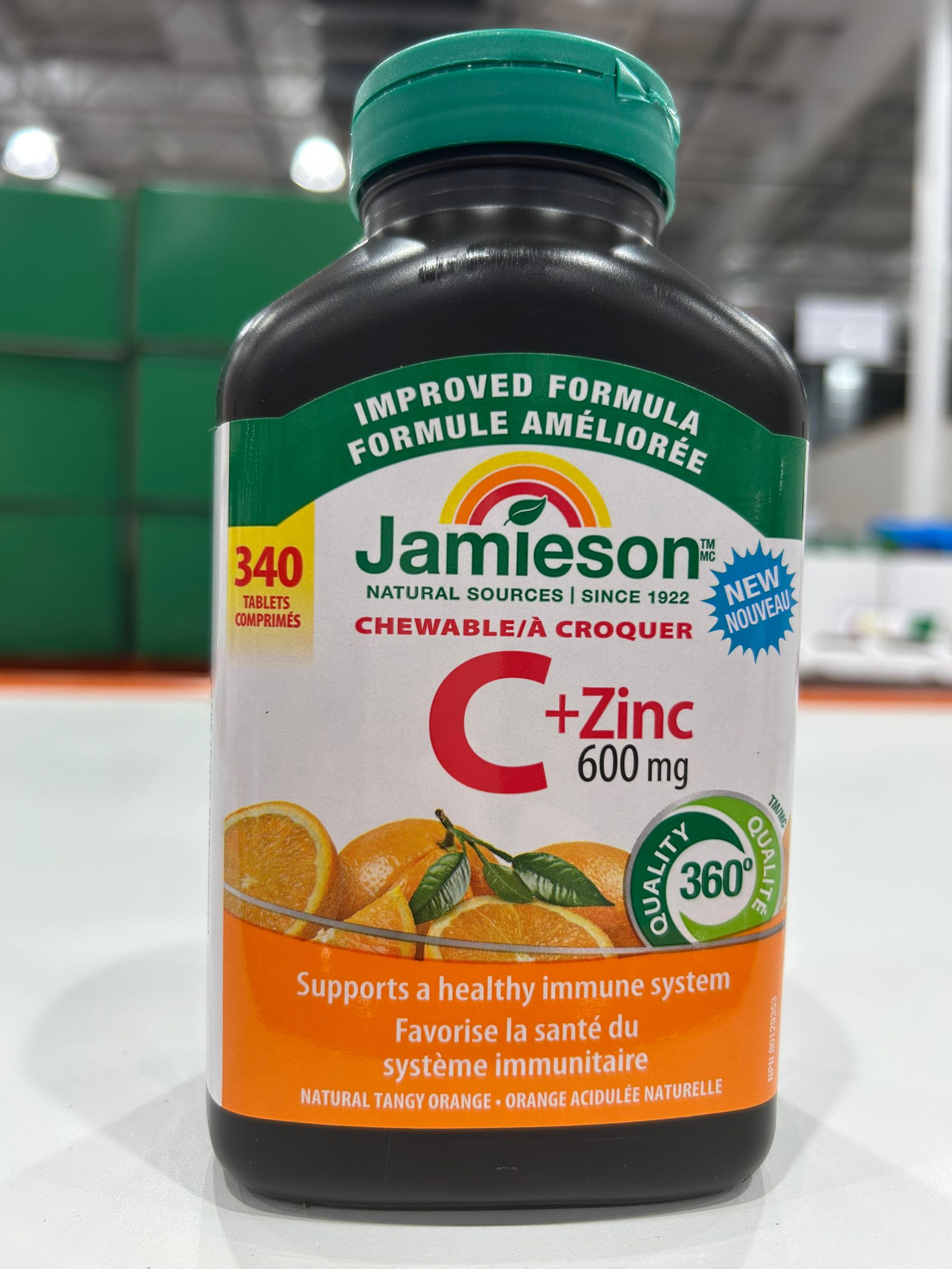 2瓶减10元JAMIESON维生素C340粒