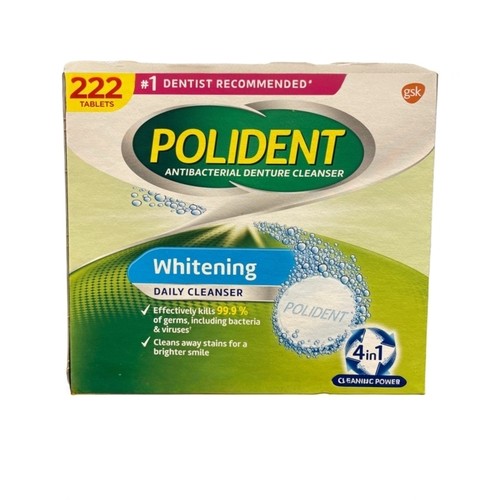 Polident保丽净假牙清洁片222粒