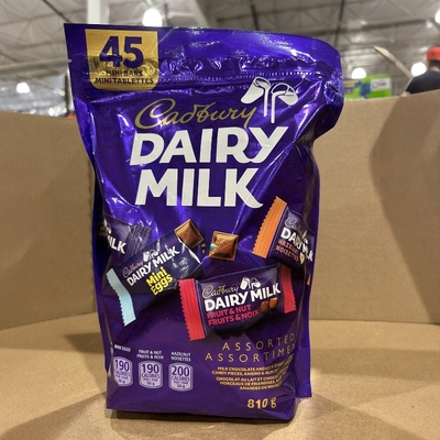 加拿大直邮 CADBURY吉百利 牛奶坚果巧克力4种混合口味 810g