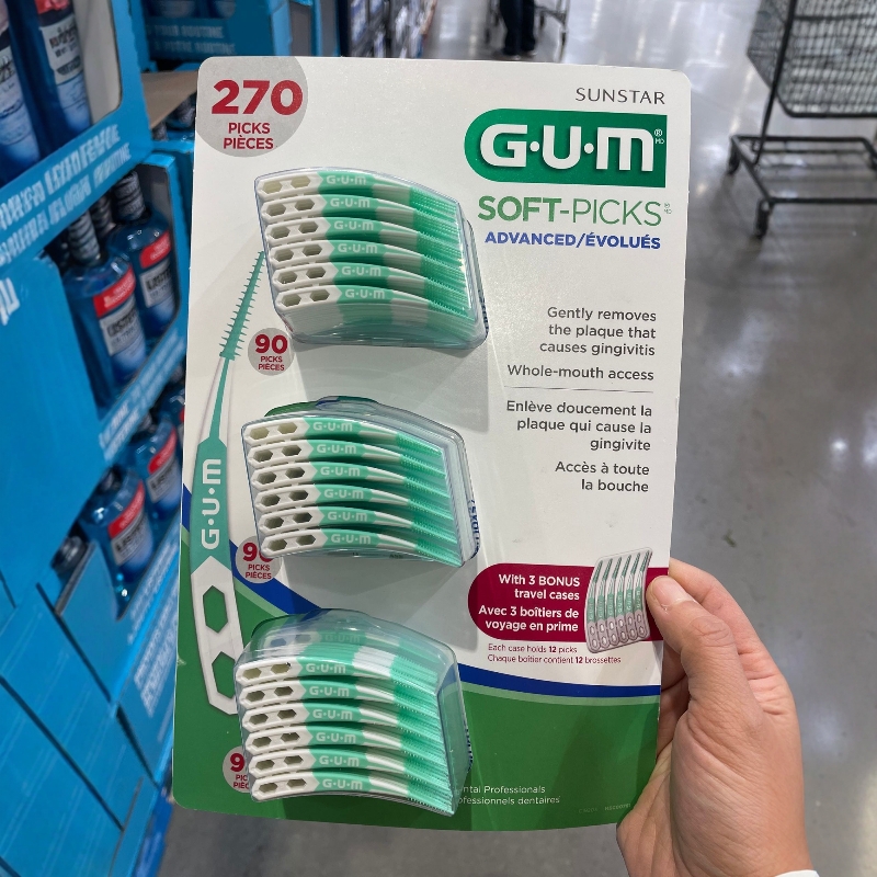 270支牙签G·U·M按摩齿间