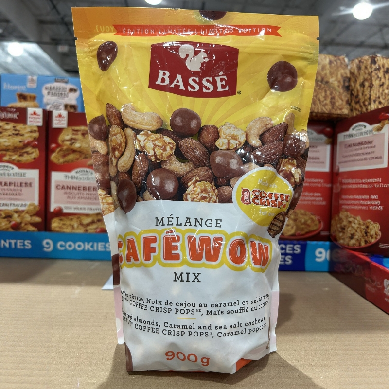 加拿大Basse混合坚果+爆米花900g