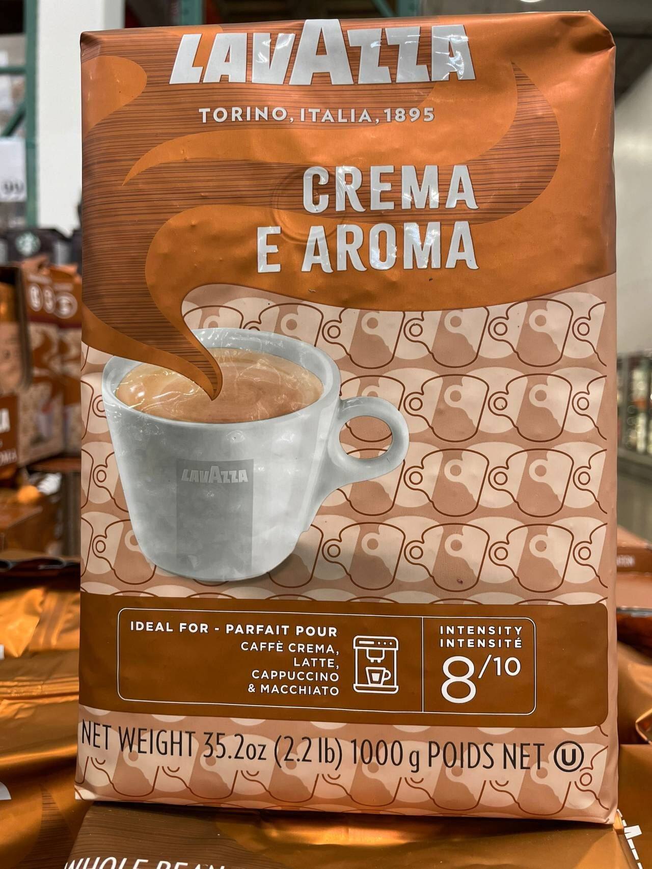 加拿大直邮  lavazza拉瓦萨乐维萨咖啡豆中度烘焙意式醇香 1kg