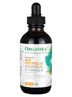 加拿大直邮 ORGANIKA 天然液体蜂胶滴剂 不含酒精 2X100ml