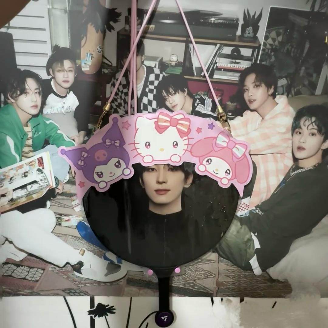 现货爱豆应援扇子套保护套 明星日巡演唱会应援扇外套收纳