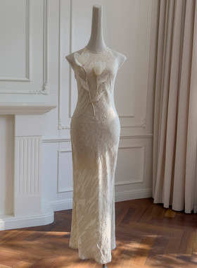 花仙子假两件连衣裙法式名媛风气质收腰衬衫裙立体花朵短裙69259