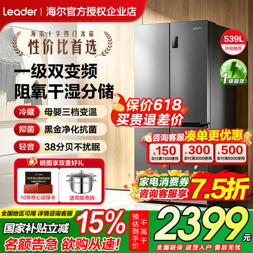 【行业精选】海尔539升一级变频