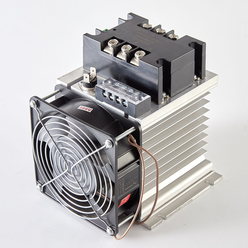 三相软起动星三角降压电动智能水泵风扇软启动控制模块电机20KW