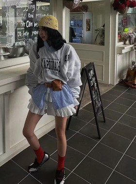 九0830韩国东大门户外半身裙区BLACKLADY-8622495人气浪漫秋季