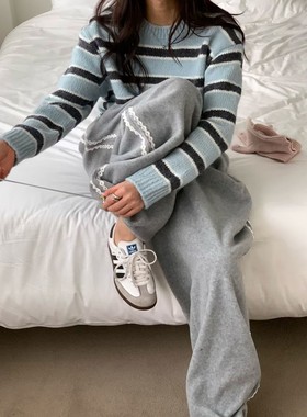 九1202韩国东大门毛衣-区BLACKLADY-8717498通勤优雅纯色清新正品