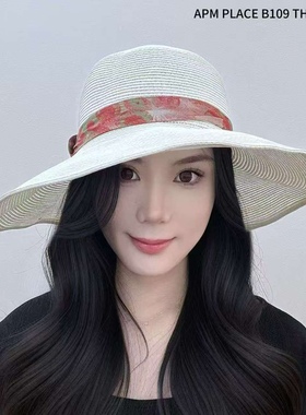 八0601韩国东大门帽子4265392纯色清新正品优雅夏款时装新款个性