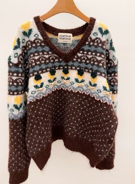 九1003韩国东大门毛衣-区Thore-8661457休闲简洁直邮原宿人气复古