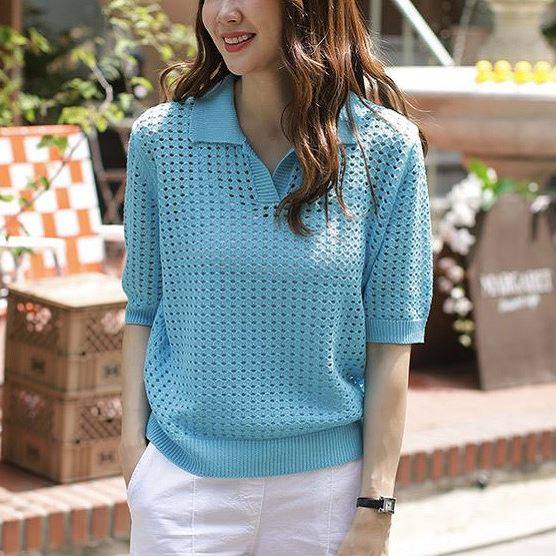 六0813韩国正品tiramis-us-tyle-66314 针织衫区独特秋夏潮流韩版