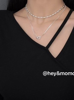 九0223韩国东大门项链HEY-8443605独特冬款气质新款浪漫直邮街舞