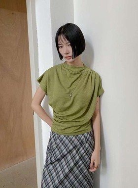 九1003韩国东大门t恤区Murmuring-8661921优雅正品都市休闲个性