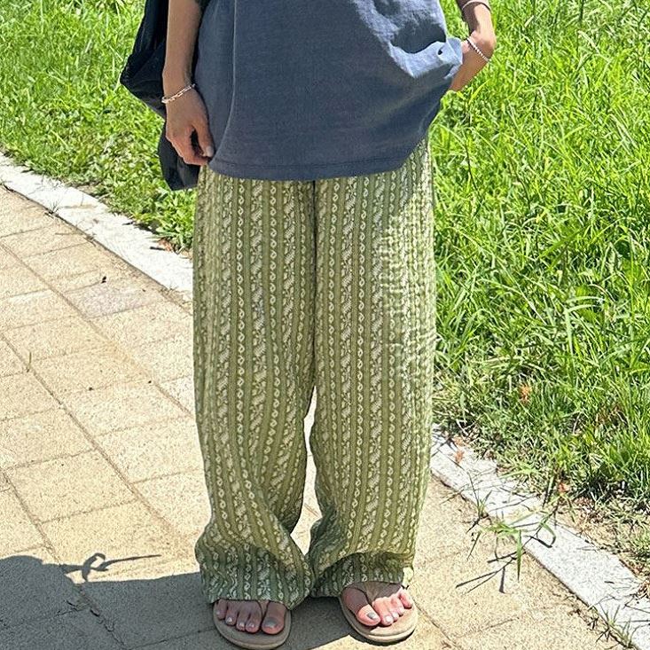 六0813韩国正品on--go-2080 裤子区休闲精致直邮经典人气新潮秋季