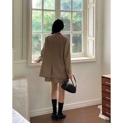 九1003韩国东大门西服区almond-8660718直邮档口甜美潮流秋冬高端
