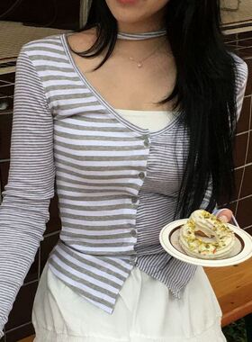 六0813韩国正品dan-as-tyle405 针织衫区可爱修身夏季学院正品