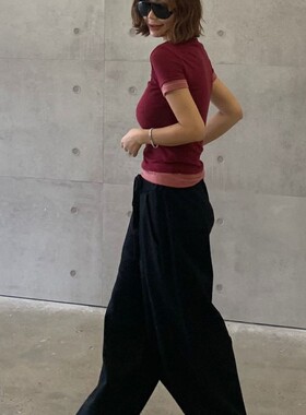 九1003韩国东大门t恤区ParisMatch-8661614冬季精致正品街头休闲