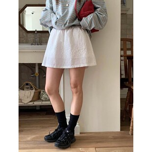 九0315韩国东大门户外半身裙区AND 8751834百搭纯色大气 FLOYD