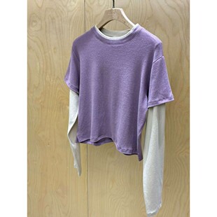 九1003韩国东大门t恤区PLEASURE-8661319秋季学院通勤欧美冬季