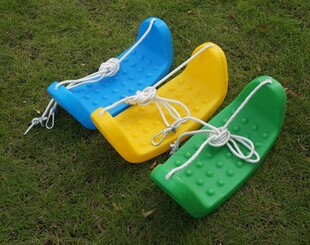 U型防滑塑料秋千板儿童成人室内户外荡秋千儿童室内秋千吊椅